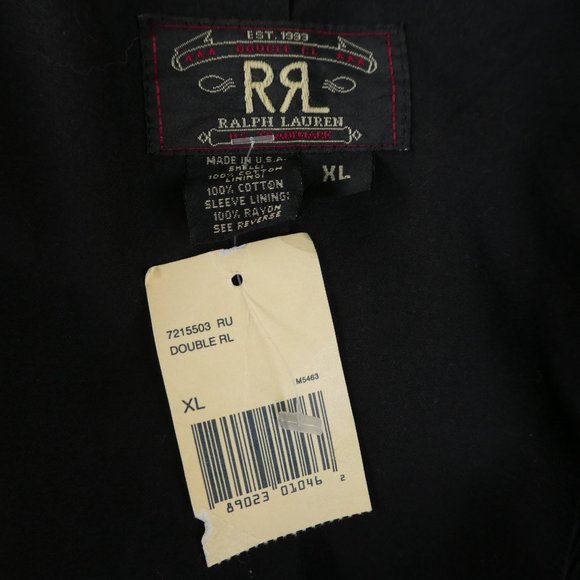 NEW RRL Corduroy Blazer Jacket Black Ralph Lauren Double RL Fine USA Size XL - Picture 9 of 10